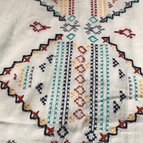 Embroidered Fringe Tunic Tank by Knox Rose - Picture 3 of 7